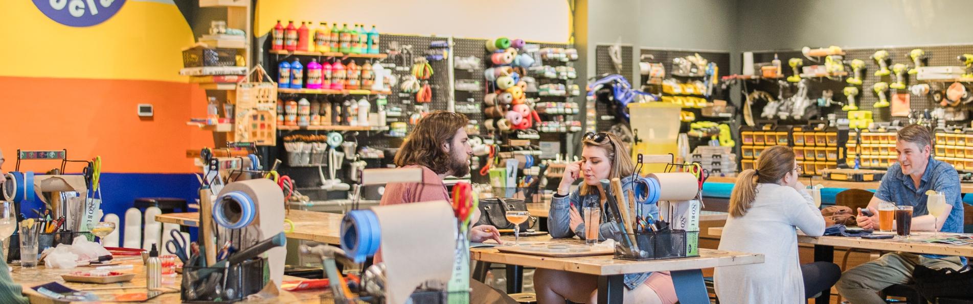Interior of Makers Social