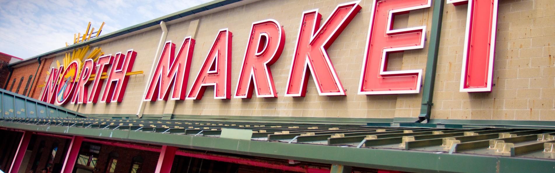 North Market sign on building