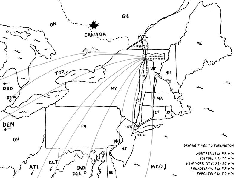 Direct Flights into Burlington VT