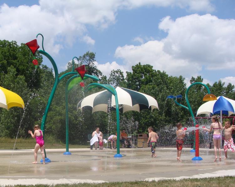 Splash Pad at Washington Township Park Avon
