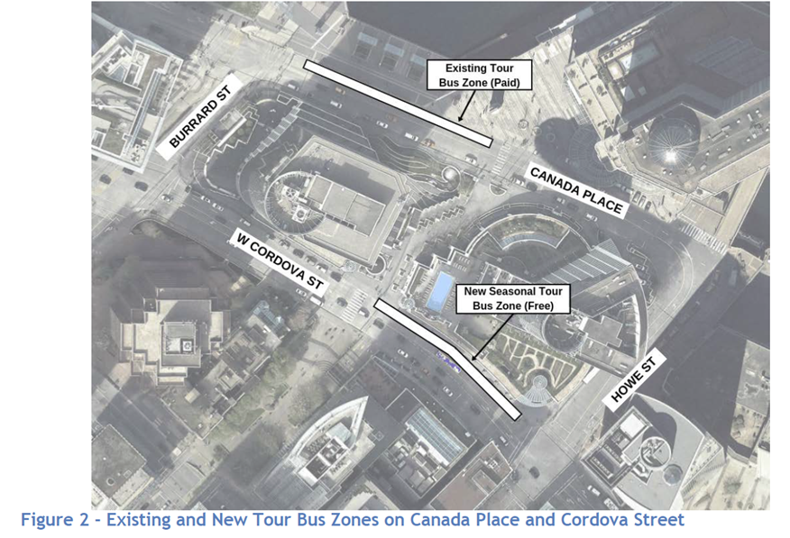 Existing and New Bus Zones