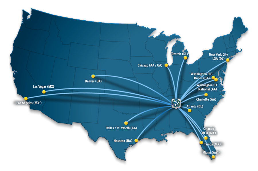 Huntsville International Airport | Airlines Transportation