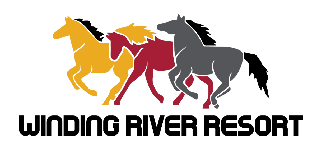 Winding river resort logo