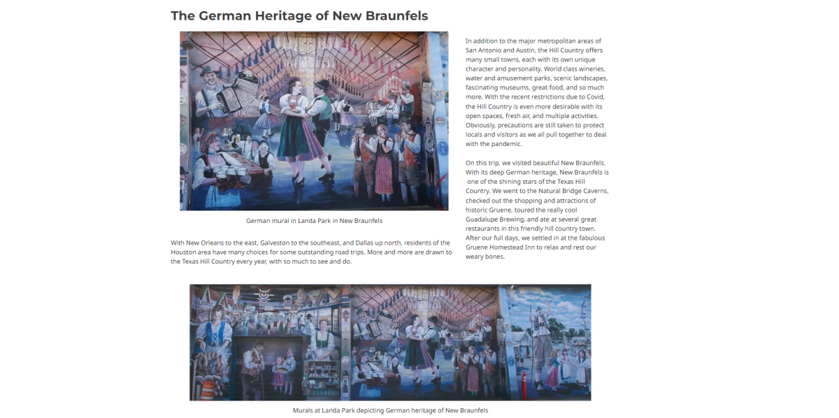 The German Heritage of New Braunfels