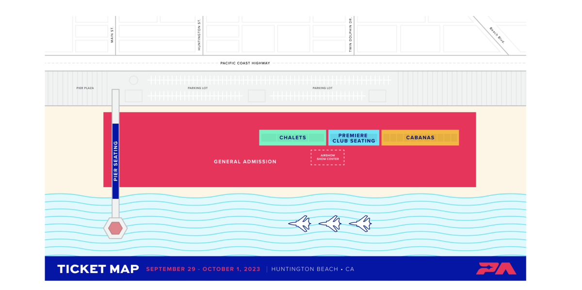 2023 Pacific Airshow Seating