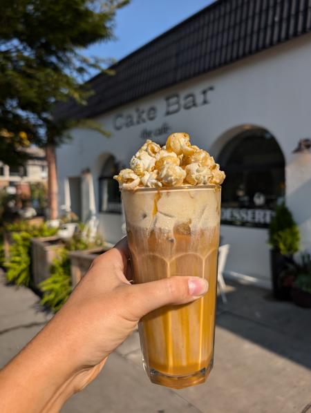 Carmel Corn Cake Bar