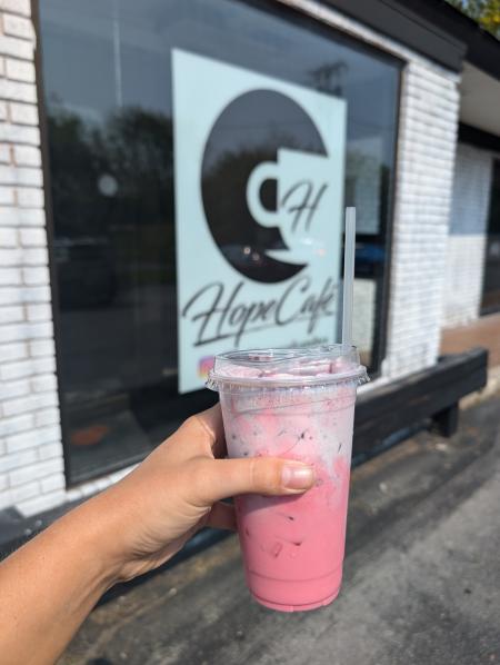Hope Cafe Strawberry Drink