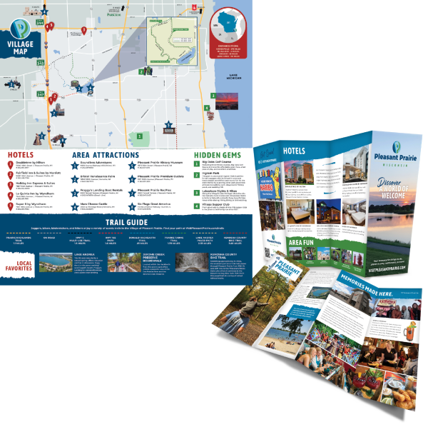 2021 Mini Guide Map With Attractions, Trails, & More