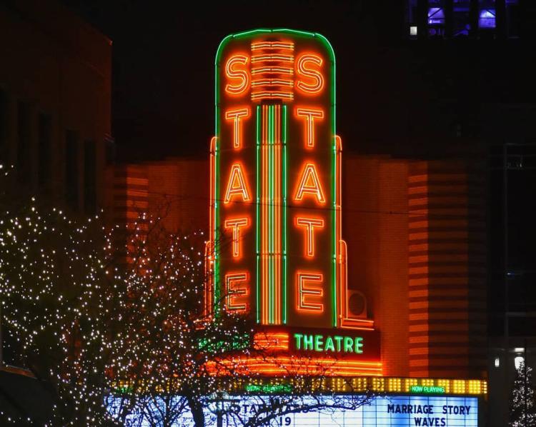 The State Theatre Lighted Marquee