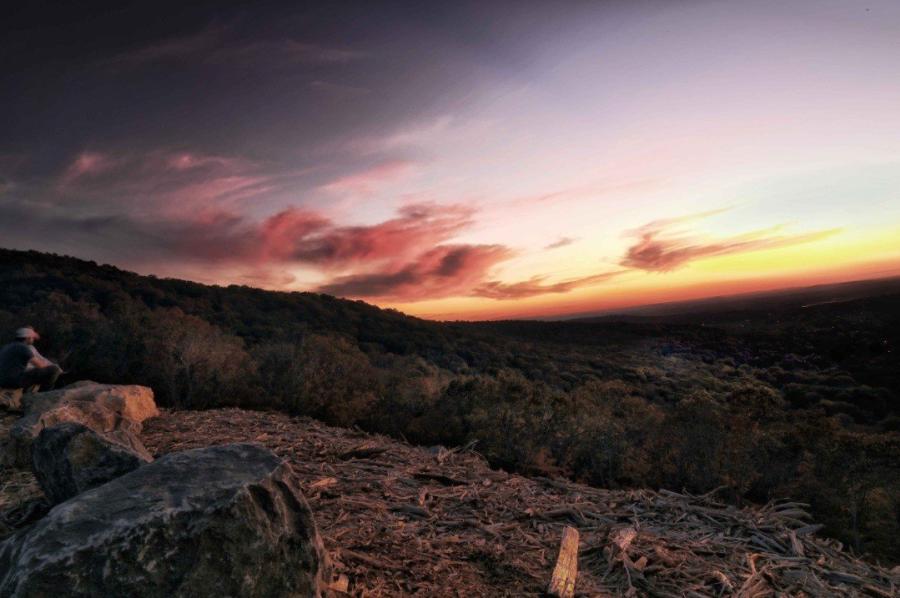 Blevins Gap Sunset from AnywhereTakes