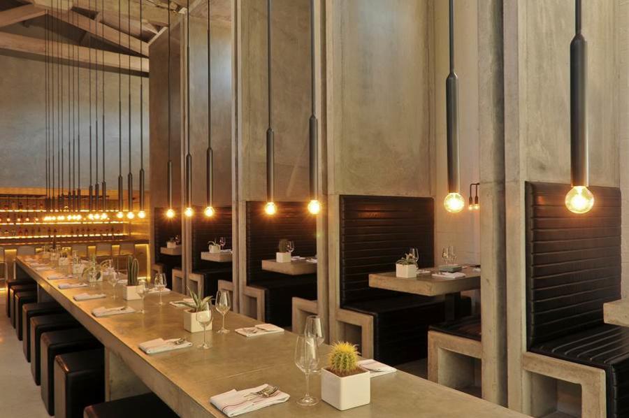 indoor seating workshop kitchen