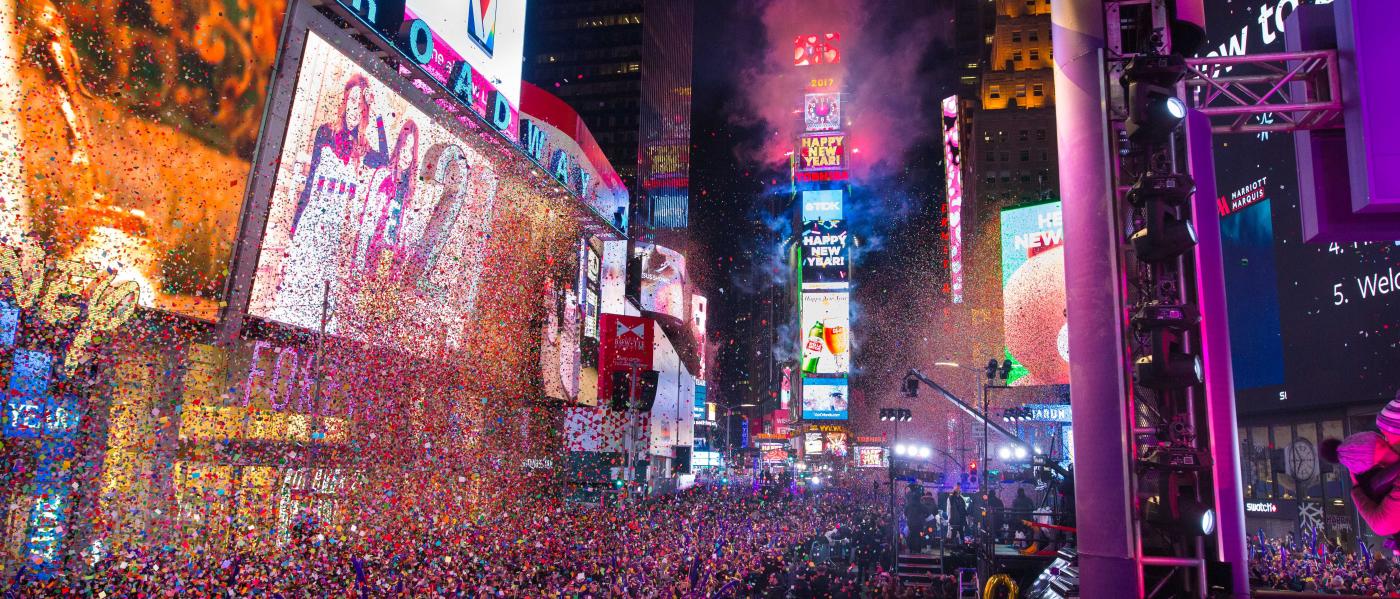 NYE, Times Square, Ball Drop