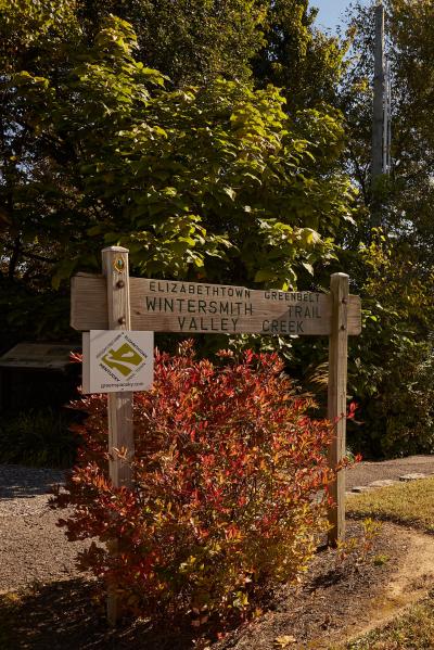 Wintersmith Trail Sign