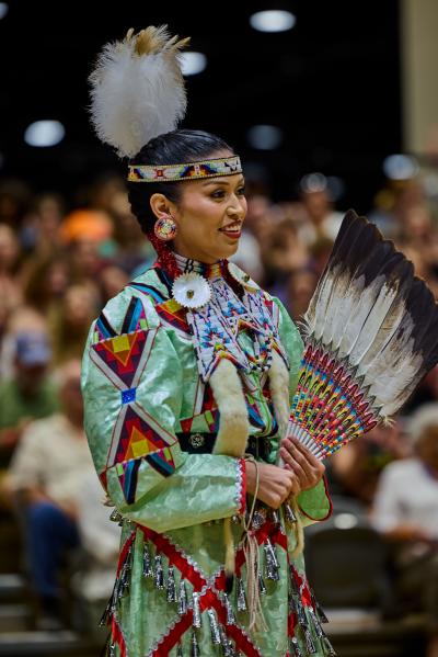 Fancy Dancer performing at Red Earth Festival