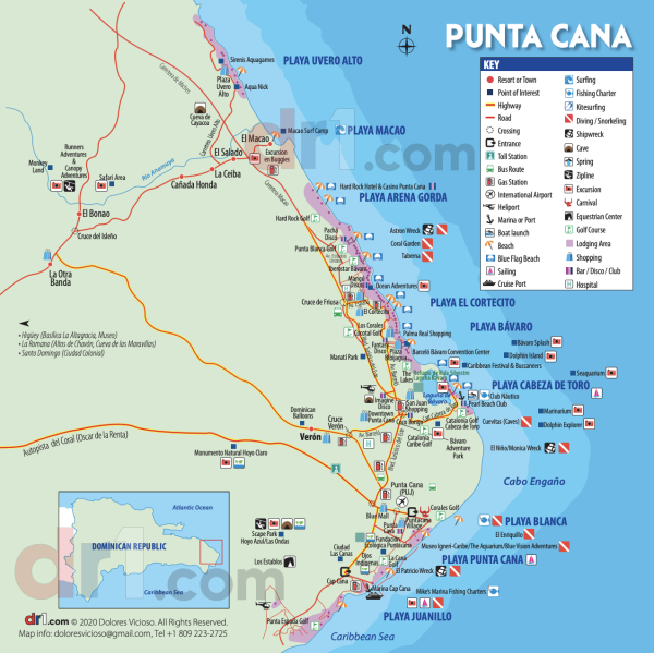 Punta Cana Map