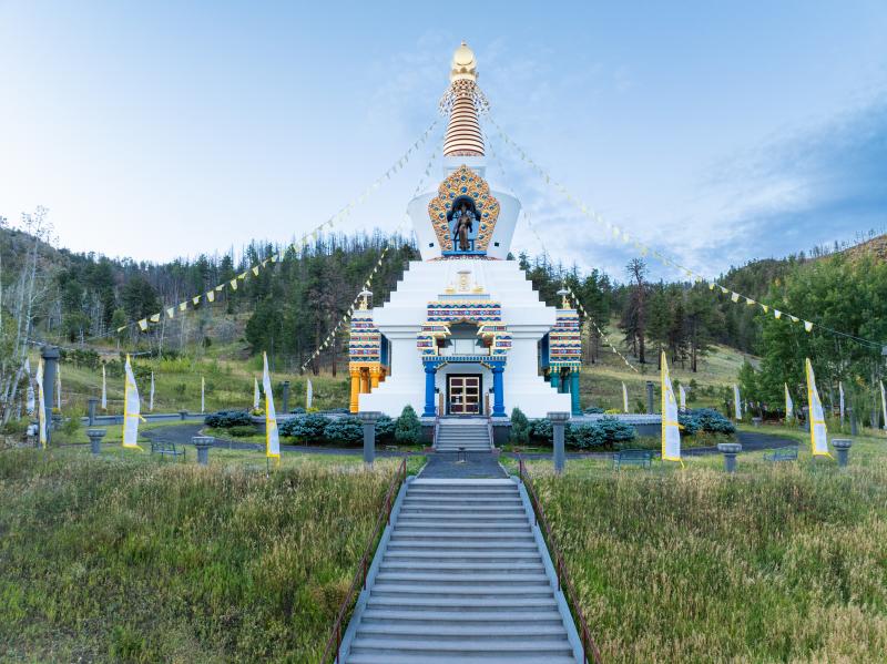 A large Buddhist temple