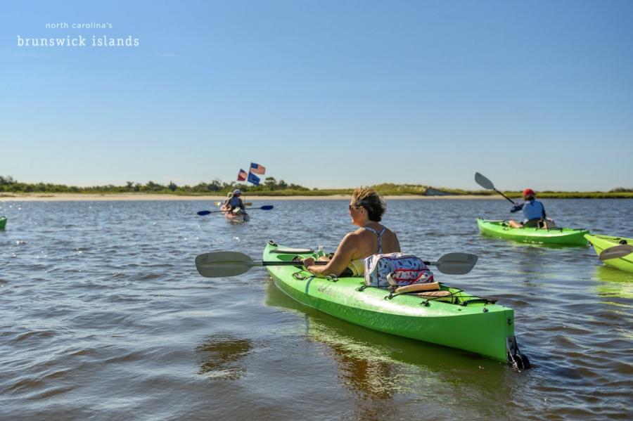 Kayaking in NC's Brunswick Islands