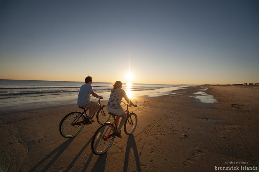 Couple Biking