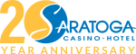 saratoga casino 20 yr logo