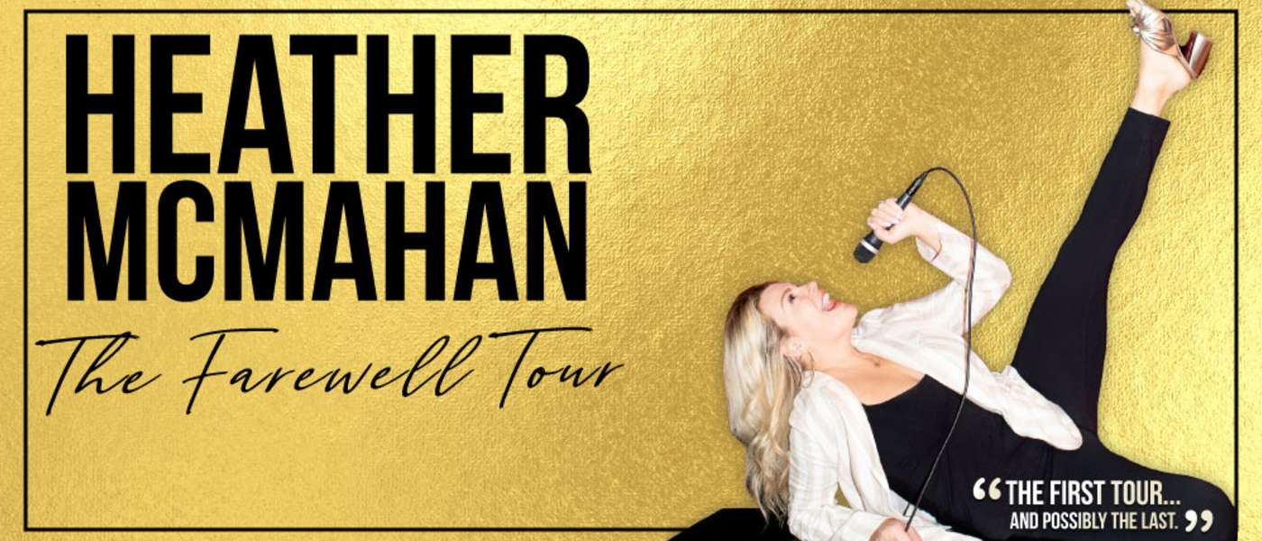 Poster for Heather McMahan comedy tour