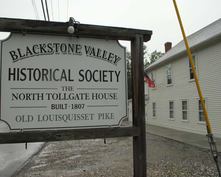 "North Gate." BV Historical Society headquarters.  Built as Toll Gate House for turnpike, was later a hotel and town grange.