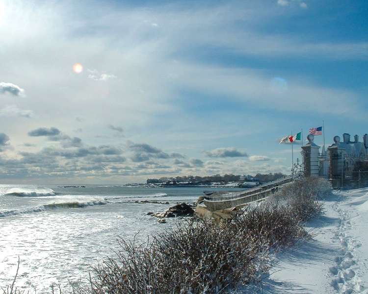 Cliff Walk In Rhode Island