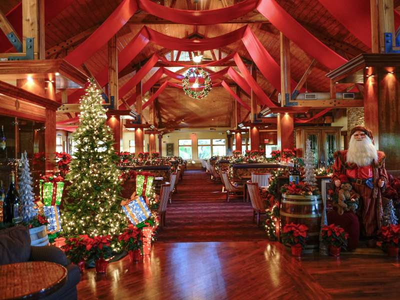 South Coast Winery Resort & Spa Holiday Decor