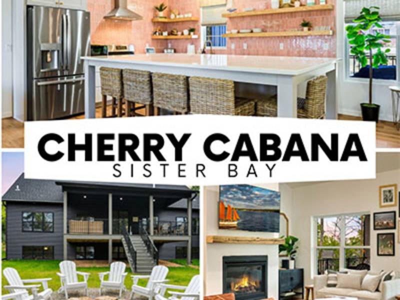 Find Lodging in Door County Cherry Cabana- Sister Bay