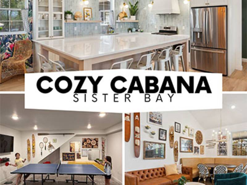 Find Lodging in Door County Cozy Cabana- Sister Bay
