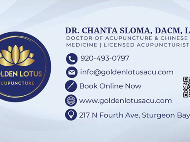Moving to Door County Golden Lotus Acupuncture