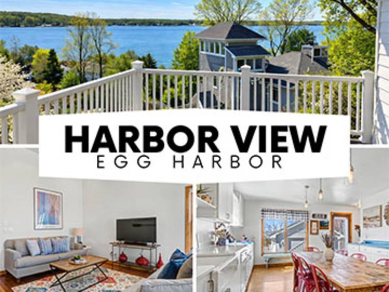 Find Lodging in Door County Harbor View- Egg Harbor