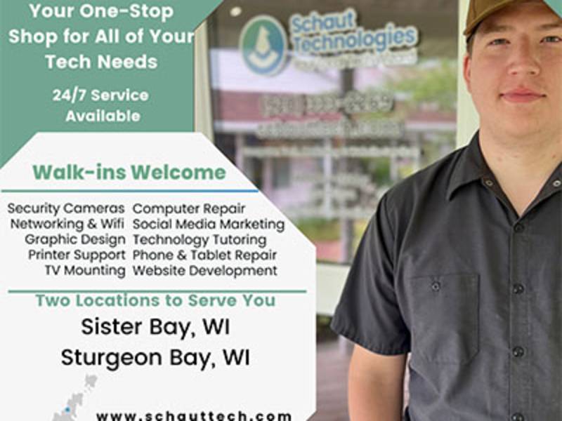 Moving to Door County Schaut Technologies LLC