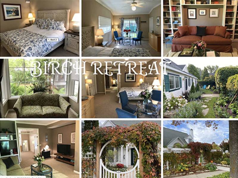 Find Lodging in Door County The Secret Garden – Birch Retreat
