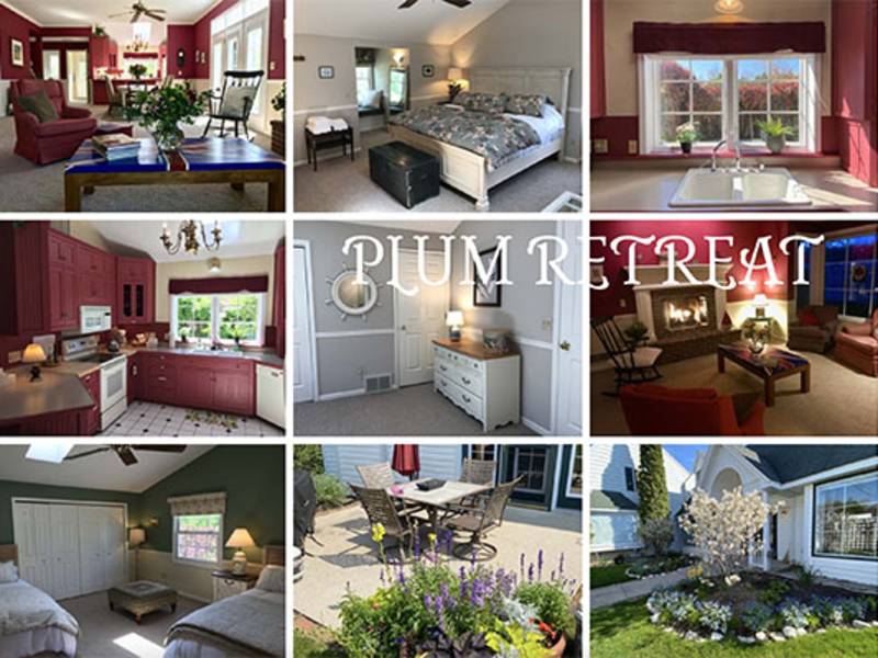 Find Lodging in Door County The Secret Garden- Plum Retreat