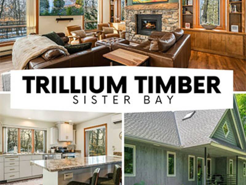 Find Lodging in Door County Trillium Timber- Sister Bay