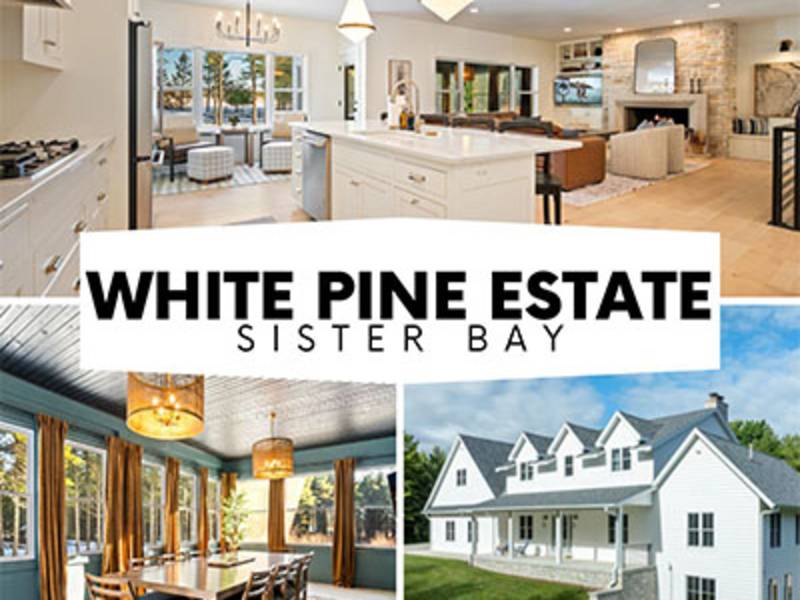 Find Lodging in Door County White Pine Estate House
