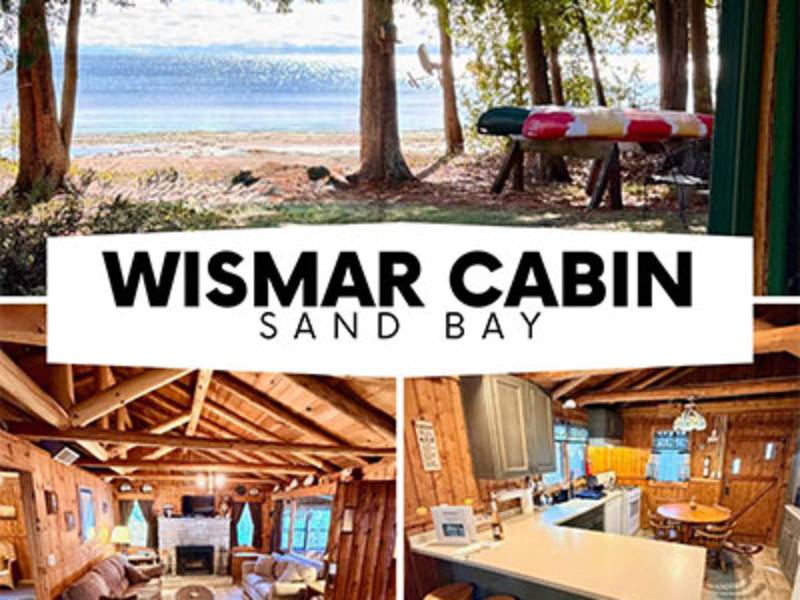 Find Lodging in Door County Wismar Cabin on Sand Bay