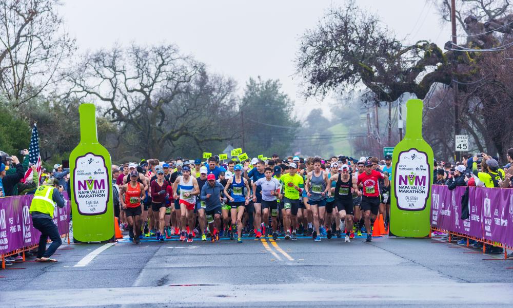 Napa Valley Marathon Start 2019