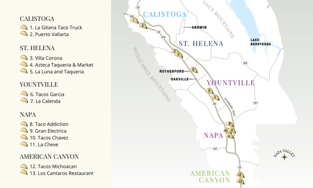 Taco Trail Map