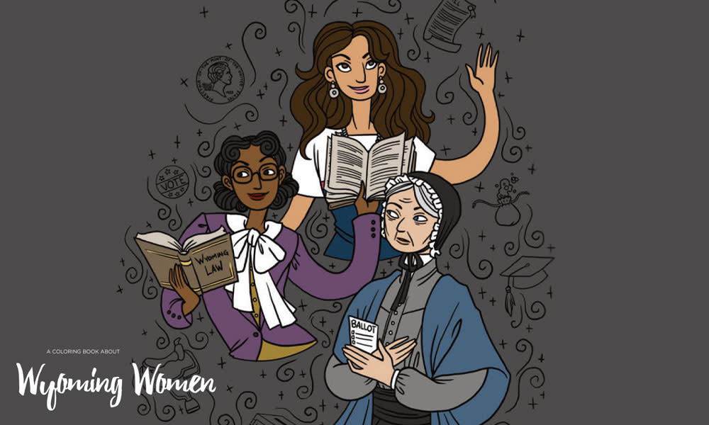 Wyoming Women Coloring Book