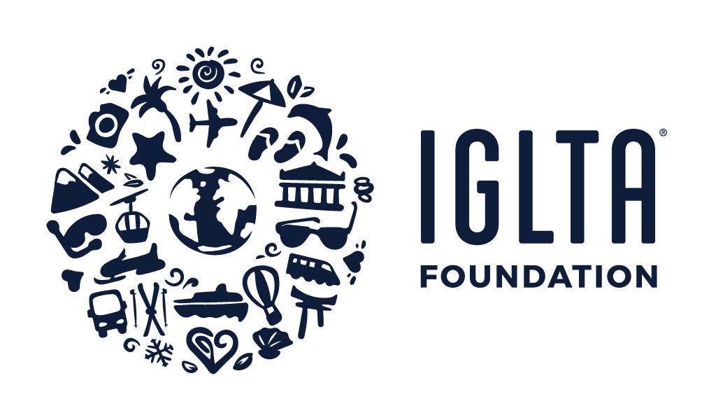 IGLTA Foundation blue horizontal logo