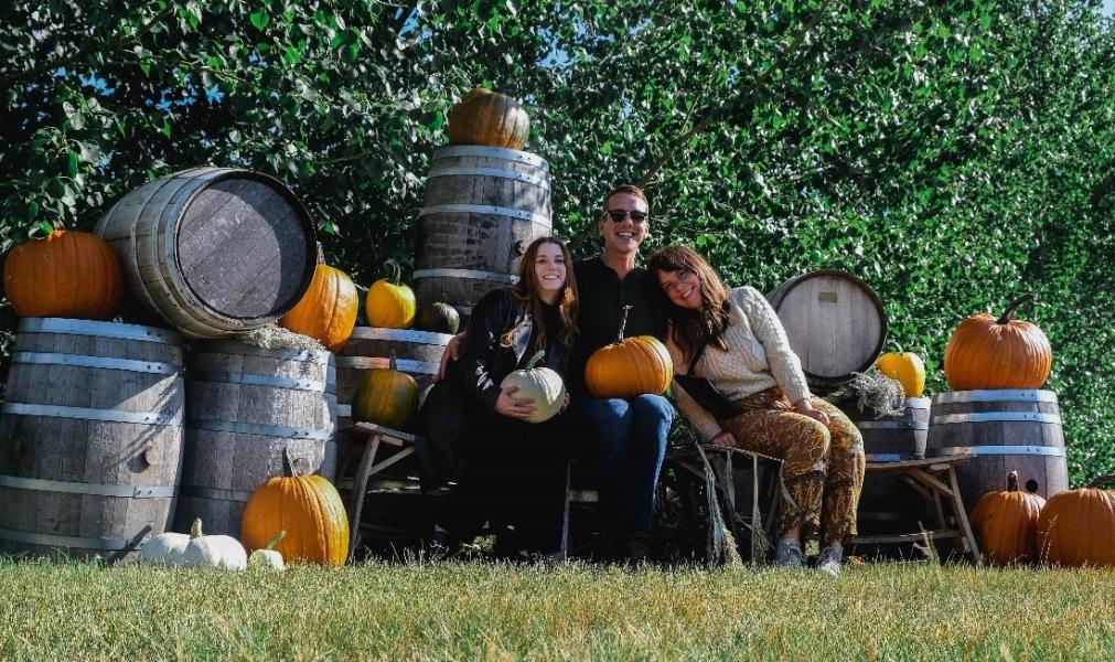 pumpkin picking