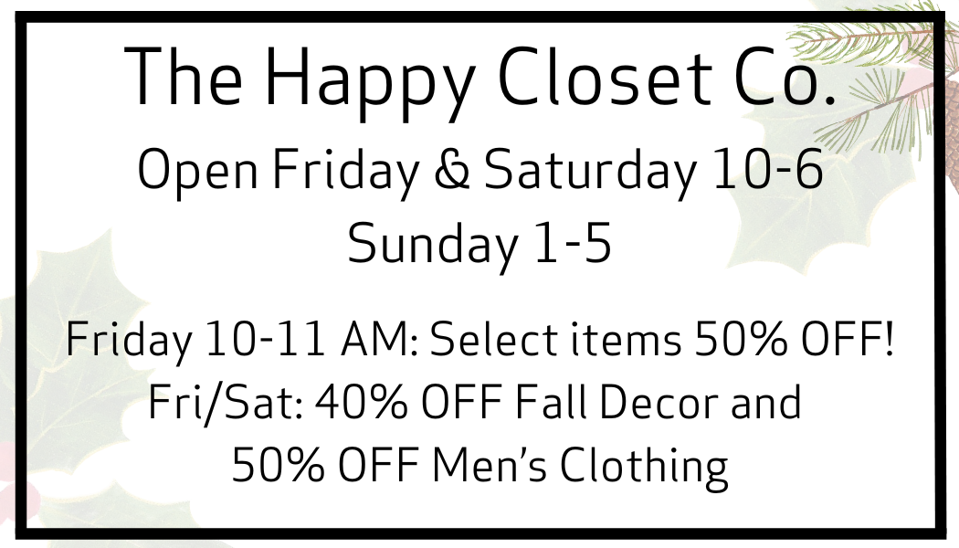 Happy Closet Co Promo