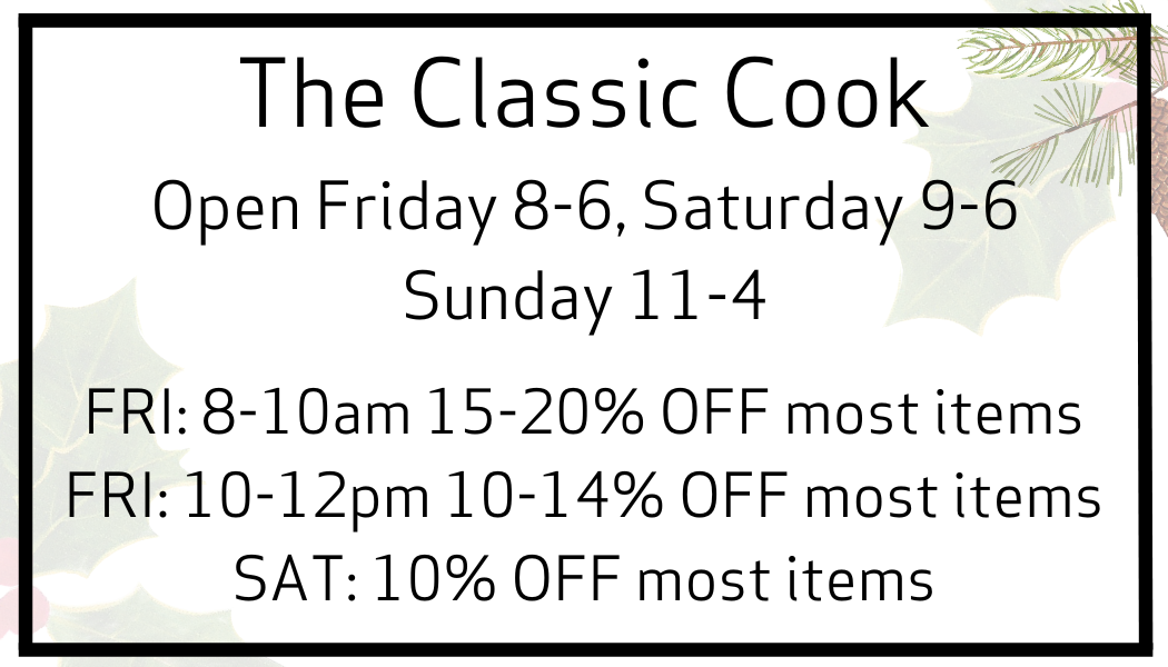 The Classic Cook Promo