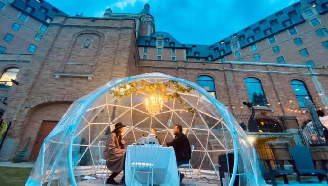 Delta Bessborough hotel dining domes