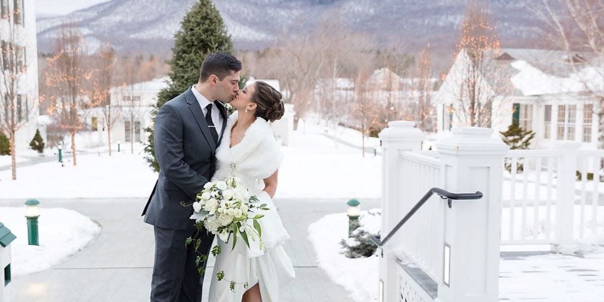 winter wedding at Equinox Golf Resort & Spa