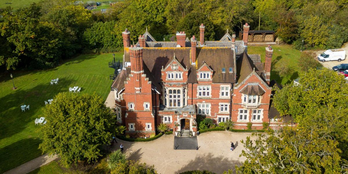 Berwick Lodge Aerial view - CREDIT Richard Lewis Photography