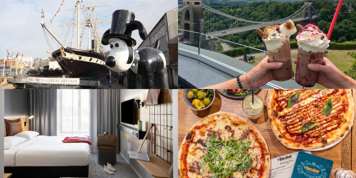 Gromit Unleashed trail sculptures, drinks from Clifton Observatory, Moxy Bristol and Bocabar Bristol Pizzas