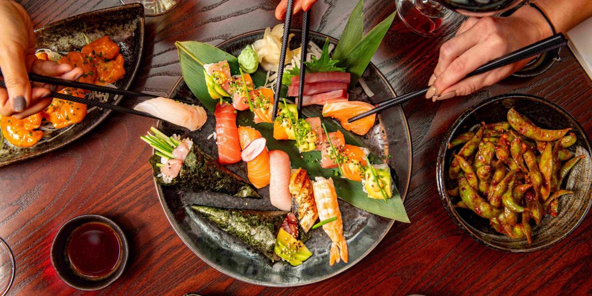 Tokujo Moriawase platter at KIBOU in Clifton, West Bristol - credit KIBOU
