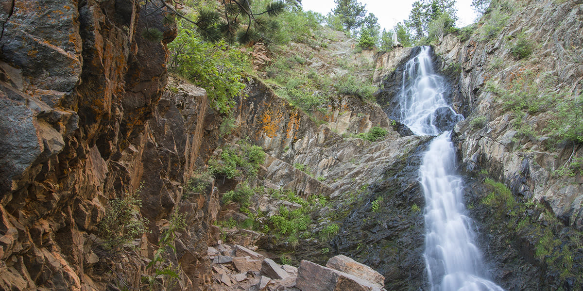 Garden Creek Falls in Rotary Park in Casper, WY